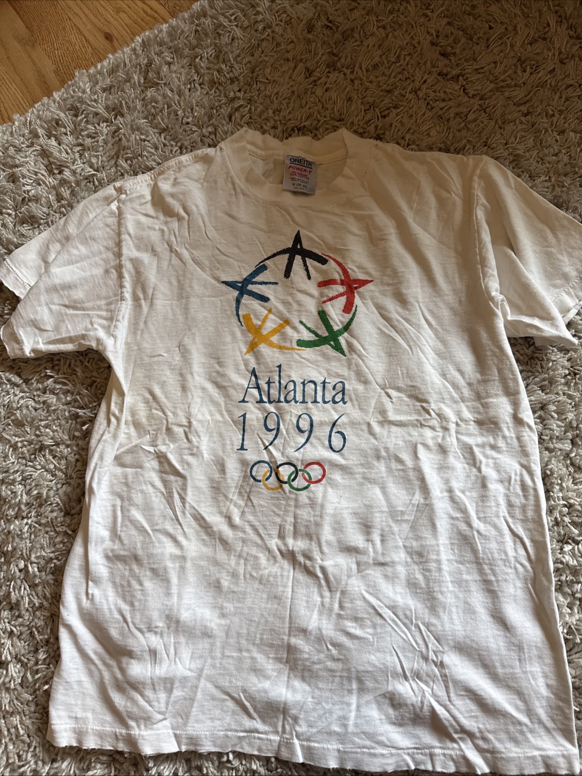 Vintage 1996 Atlanta Olympics Shirt Size Medium