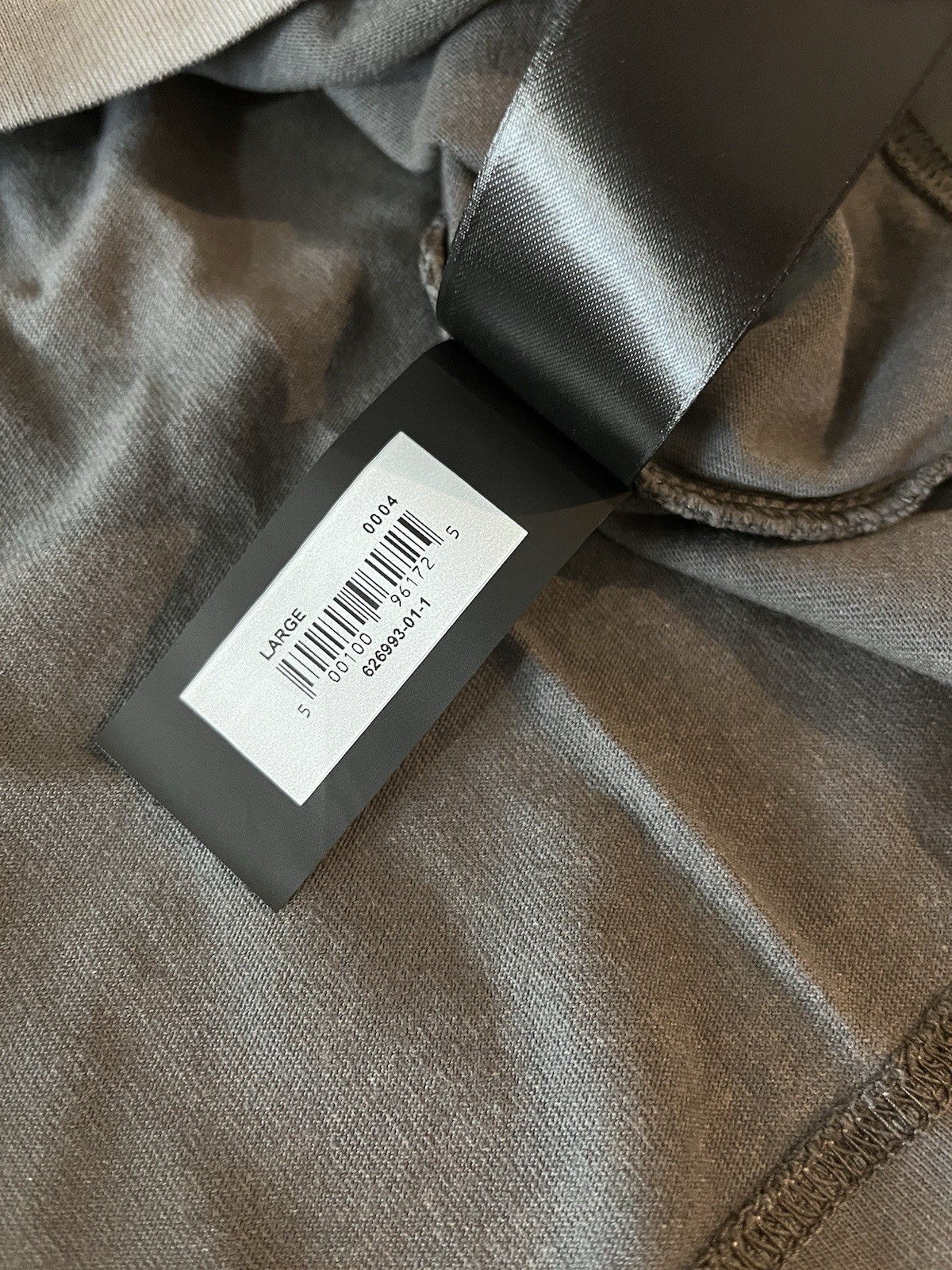 Yeezy YZY x GAP Unreleased Poetic Grey Long Sleeve T Shirt – Size L BRAND NEW