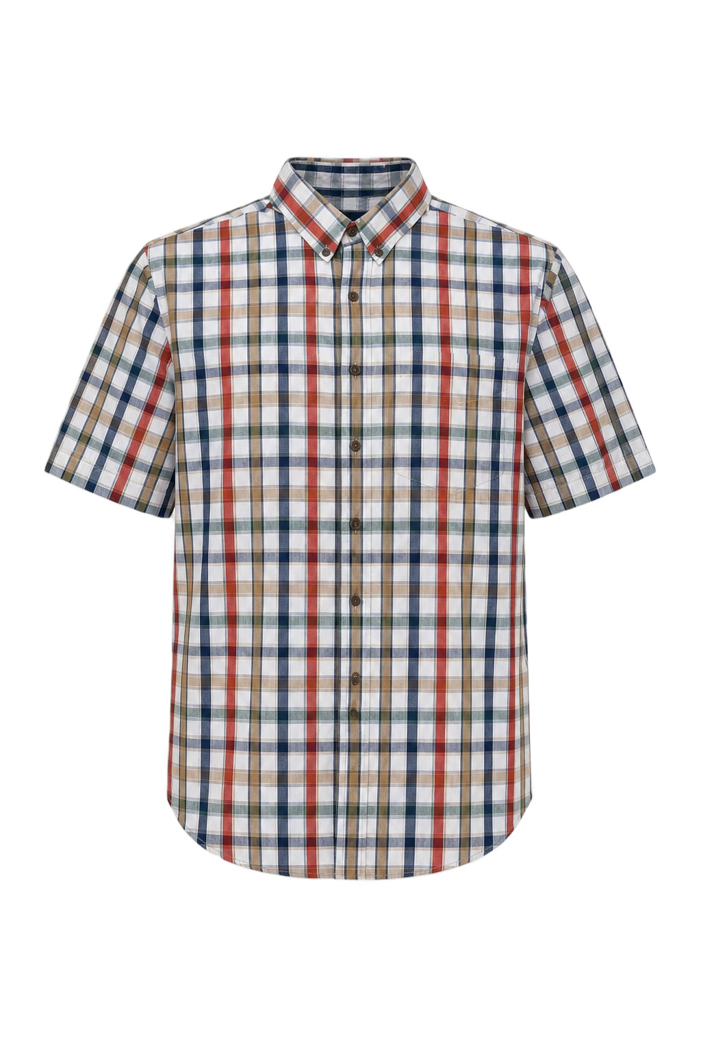 Vintage 1990s Yuppie Checkered Unisex Shirt, Multicolor Cotton, Size N/A