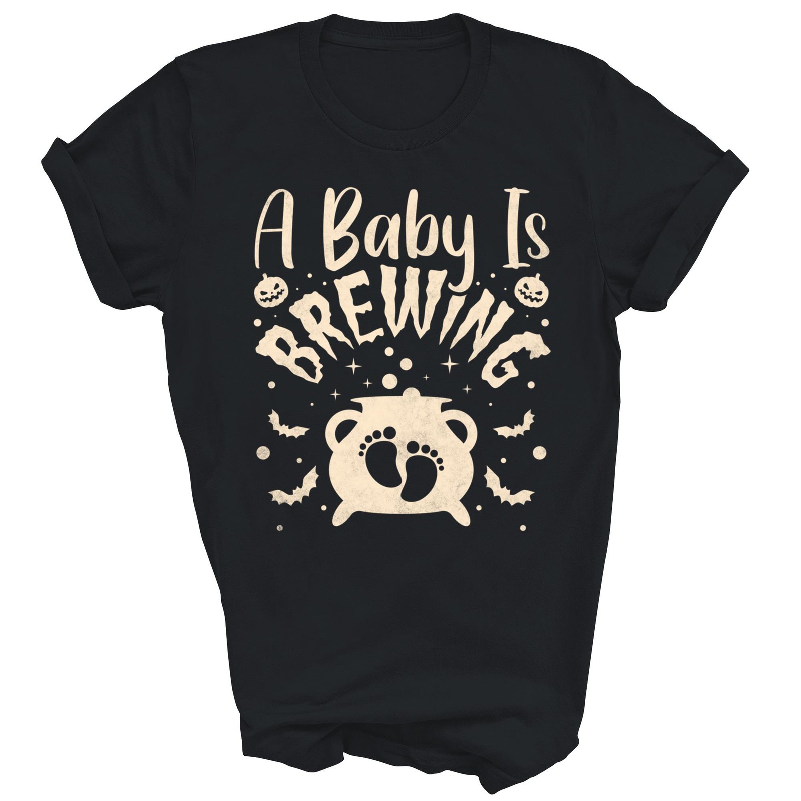 A Baby Is Brewing Pregnant Halloween Mom Unisex Shirt Gift