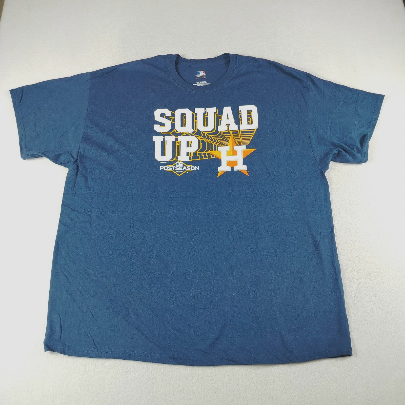 Genuine Merchandise T Shirt Mens Size 2XL Blue MLB Squad Up Post Season 2019