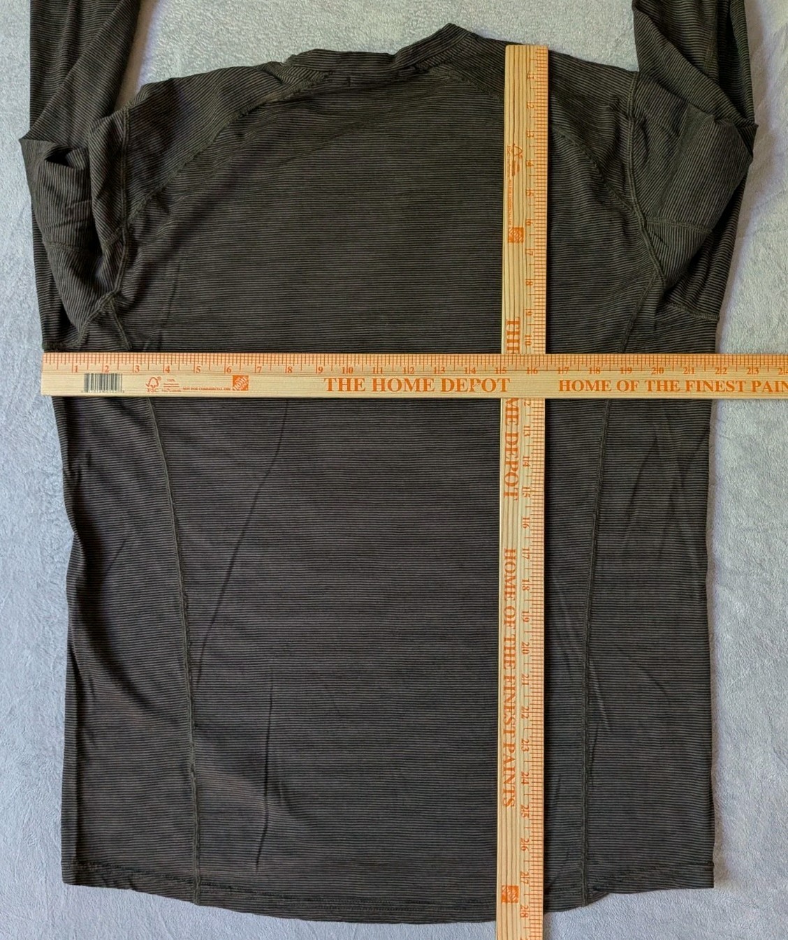 Smartwool Merino Wool Base Layer Top Men’s Large Brown Striped FLAWS* SW0SN705