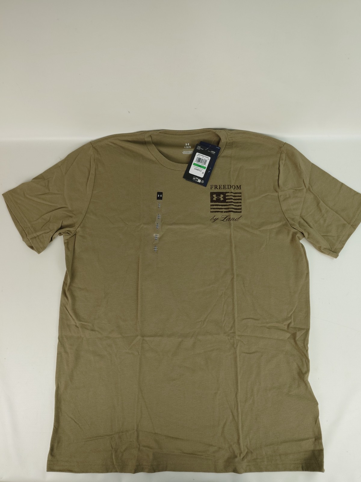 Under Armour Men’s Shirt Freedom By Land Size: Large -Federal Tan- 6009145-499