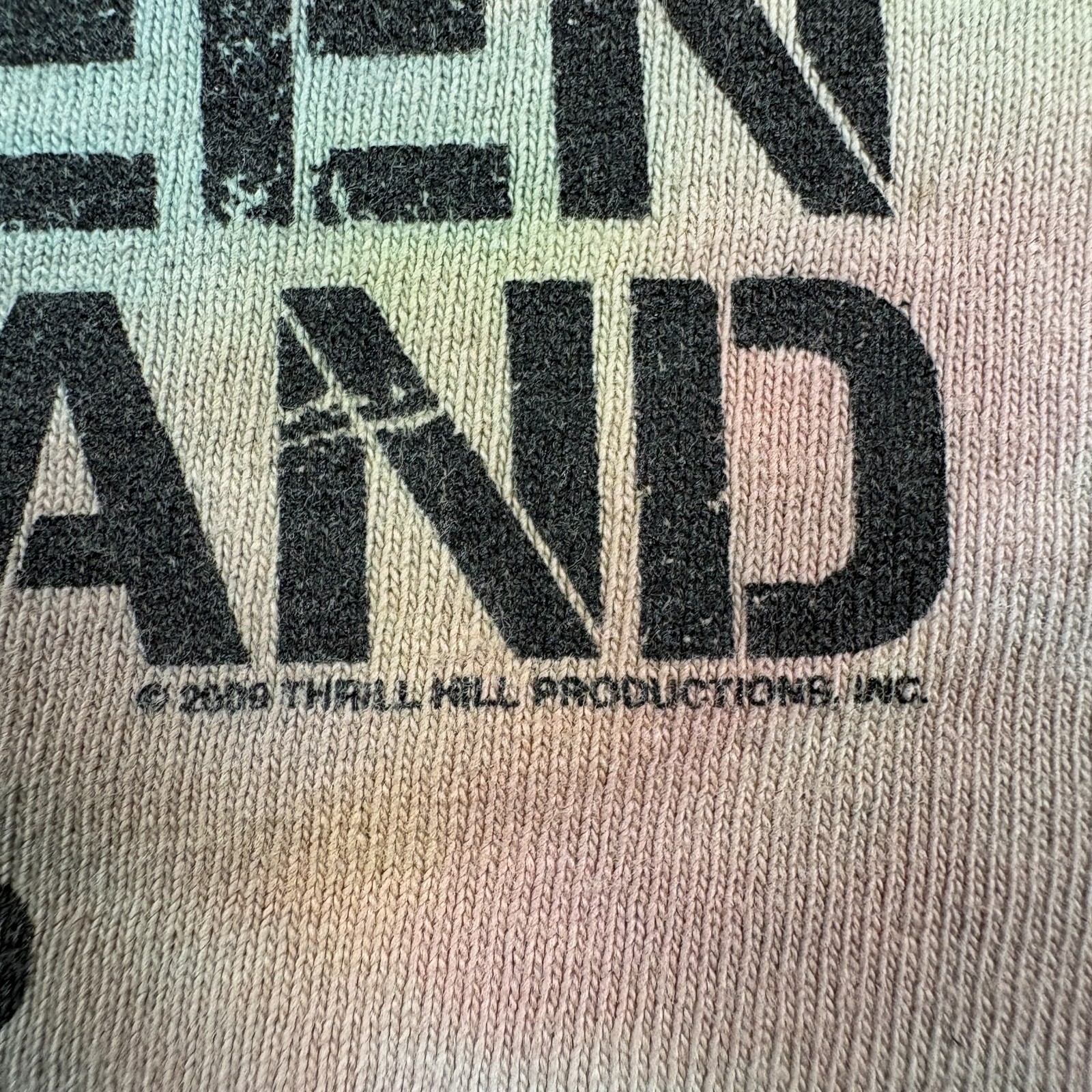 Bruce Springsteen & The E Street Band 2009 Tour T-Shirt Mens Small Multi Tie Dye