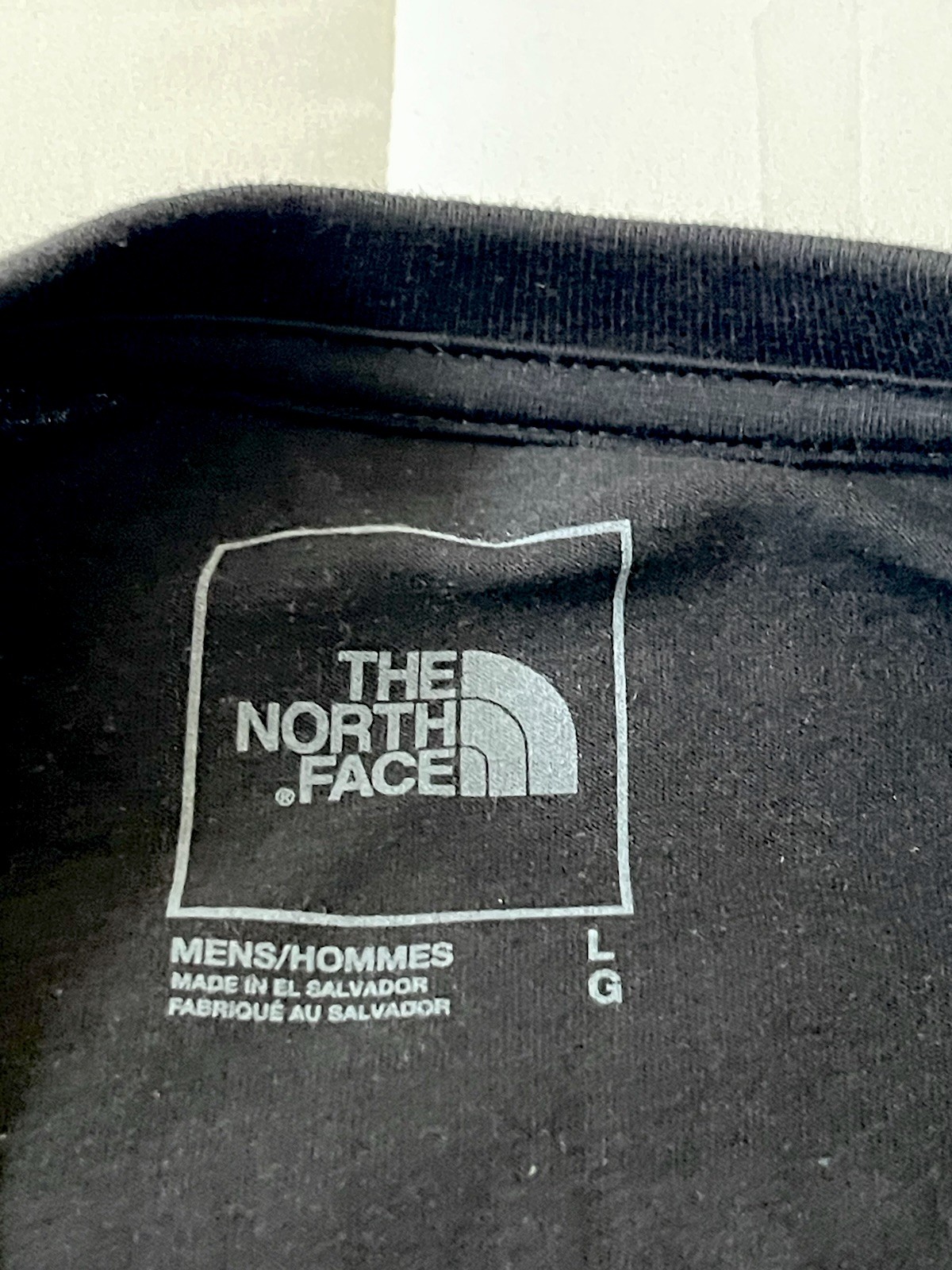 The North Face Evo Throwback SS Tee Black Logo T-Shirt Men’s Large NWT