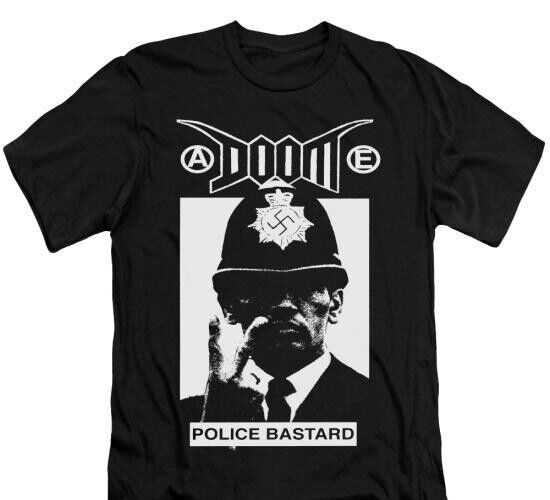 Doom – Police Bastar* T-Shirt, Music Band Indie Rock Punk Gothic Unisex tee