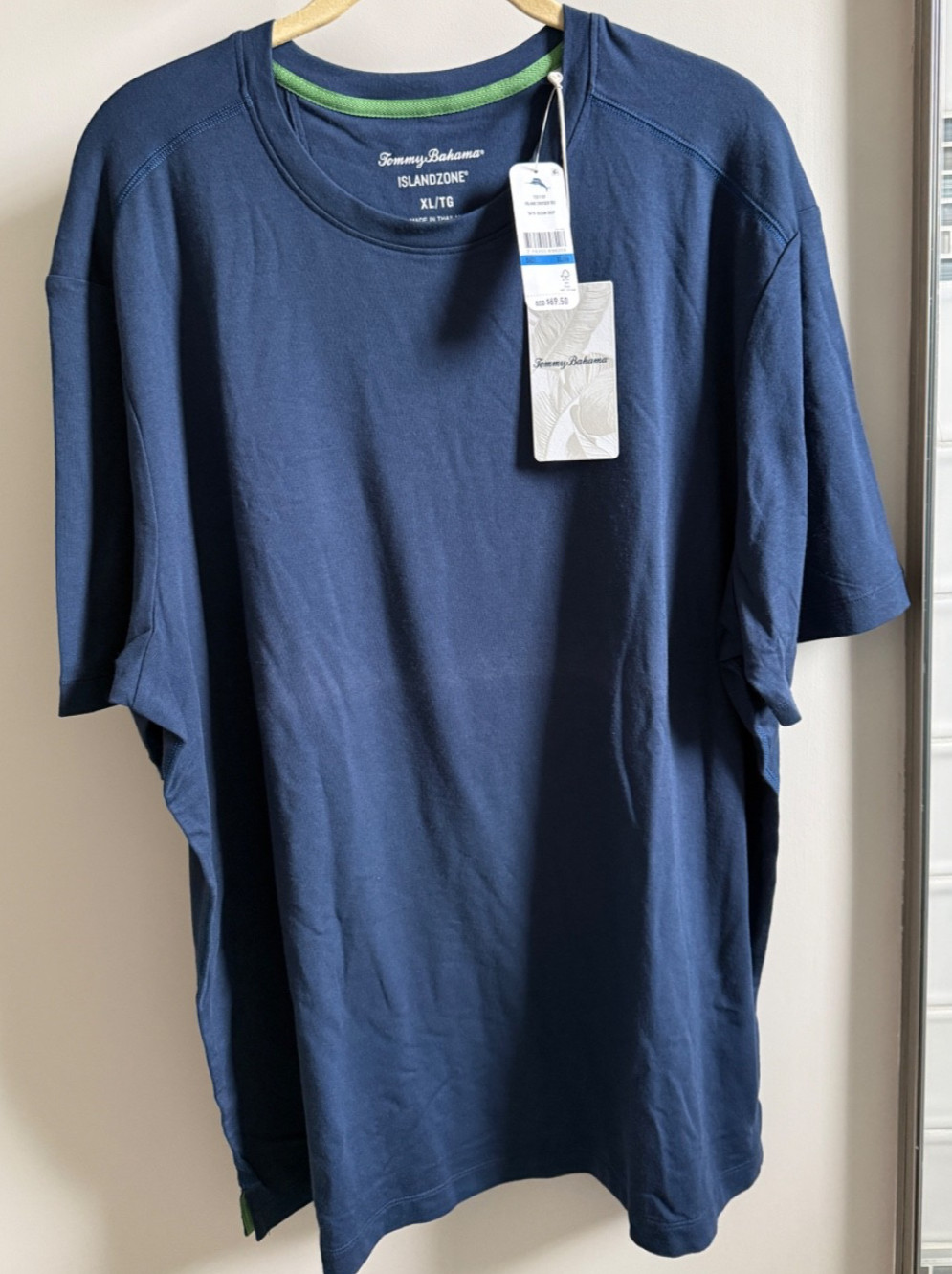 Tommy Bahama Men’s T221157 Island Cruiser IslandZone Tee OCEAN DEEP – XL