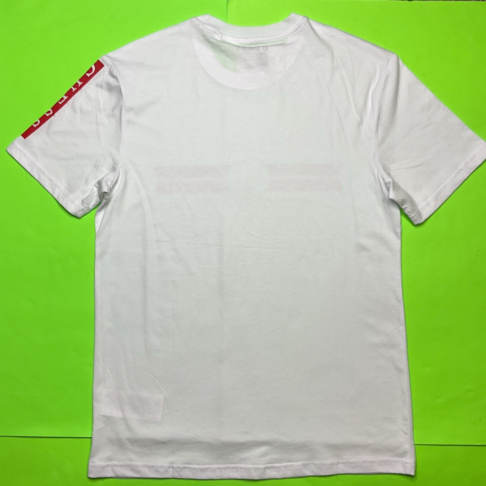 GUESS Los Angeles Men’s Short Sleeve T-Shirt MEDIUM White w/Black, Red, Gold NEW