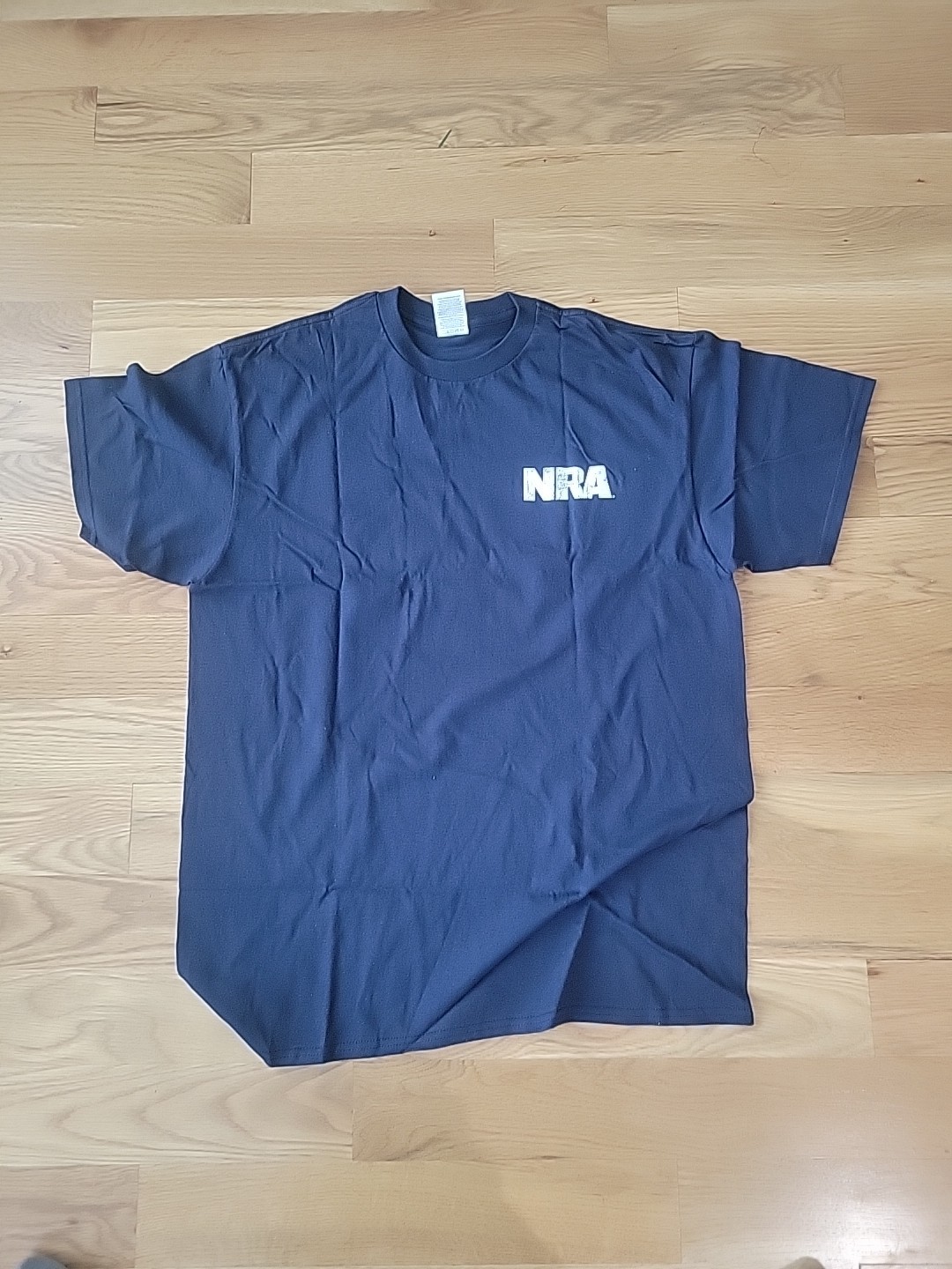 New NRA Guns Stripes Tshirt, NAVY BLUE