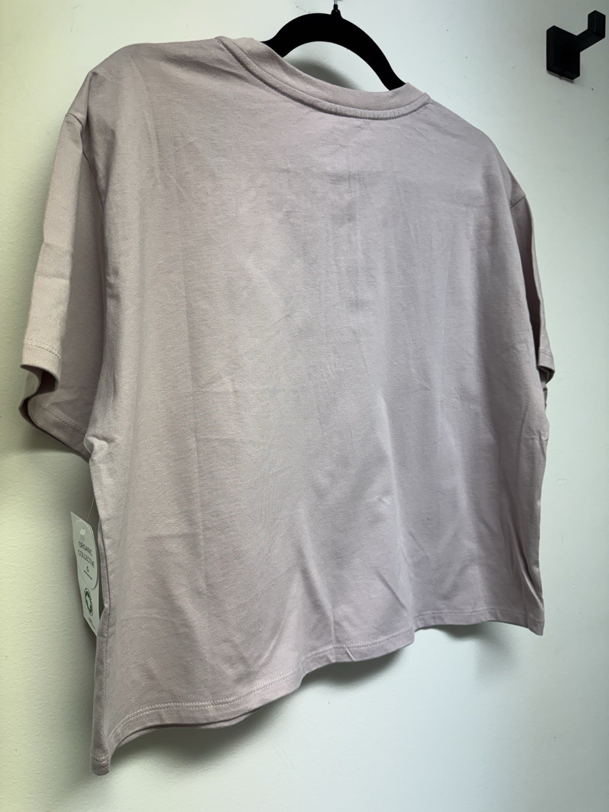 Organic Collective Paris Graphic Logo Crew Neck Short Sleeve T-Shirt Lavender XL