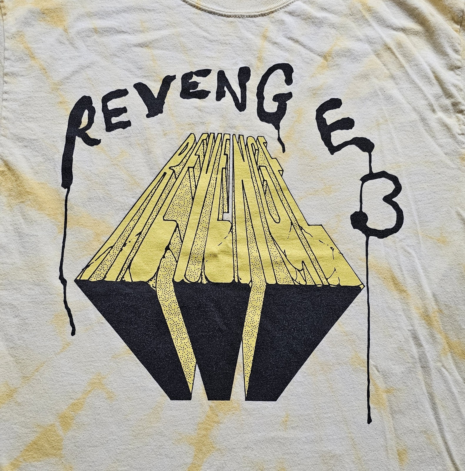 Dreamville J. Cole Revenge Tie Dye Graphic T-Shirt Men’s Streetwear Hip Hop