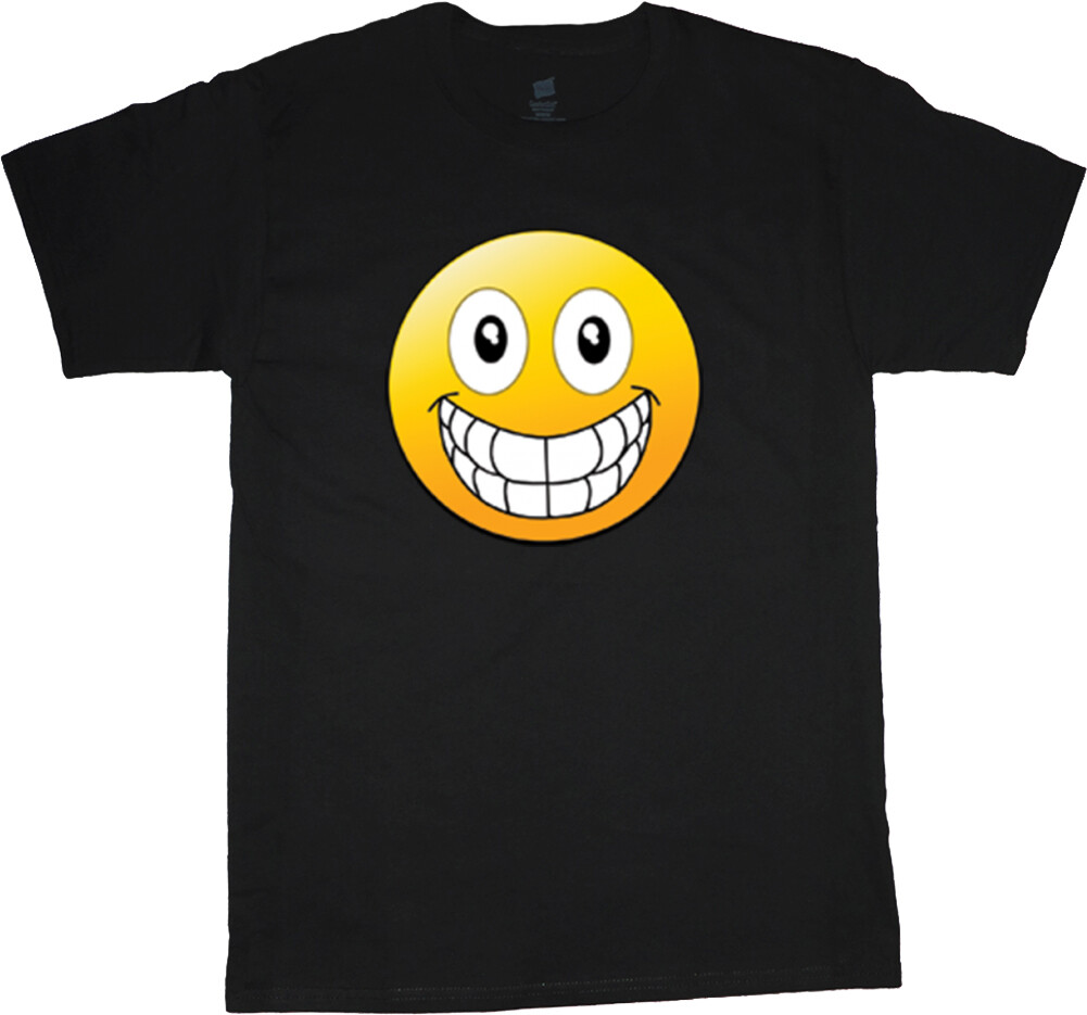 Funny Smiley Face Emoji T-shirt Mens Graphic Tee Shirt