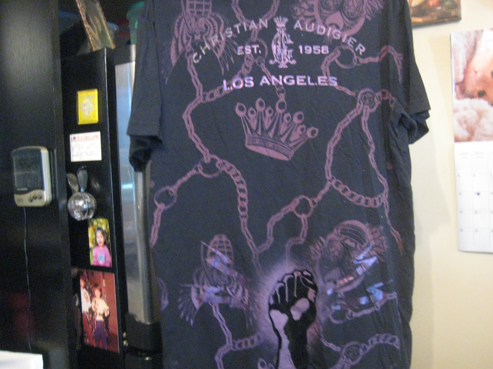 CHRISTIAN AUDIGIER T-SHIRT LOVE GRENADE PRINT SIZE XL
