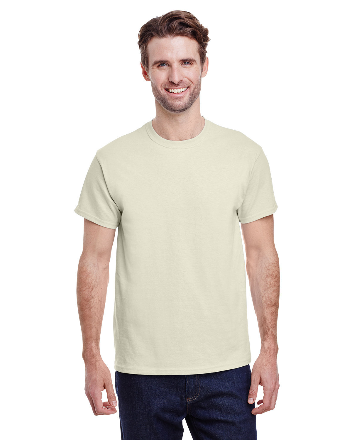 2 Pack Of Gildan Adult Heavy Cotton Stylish T Shirt Casual Plain T-Shirt – G500