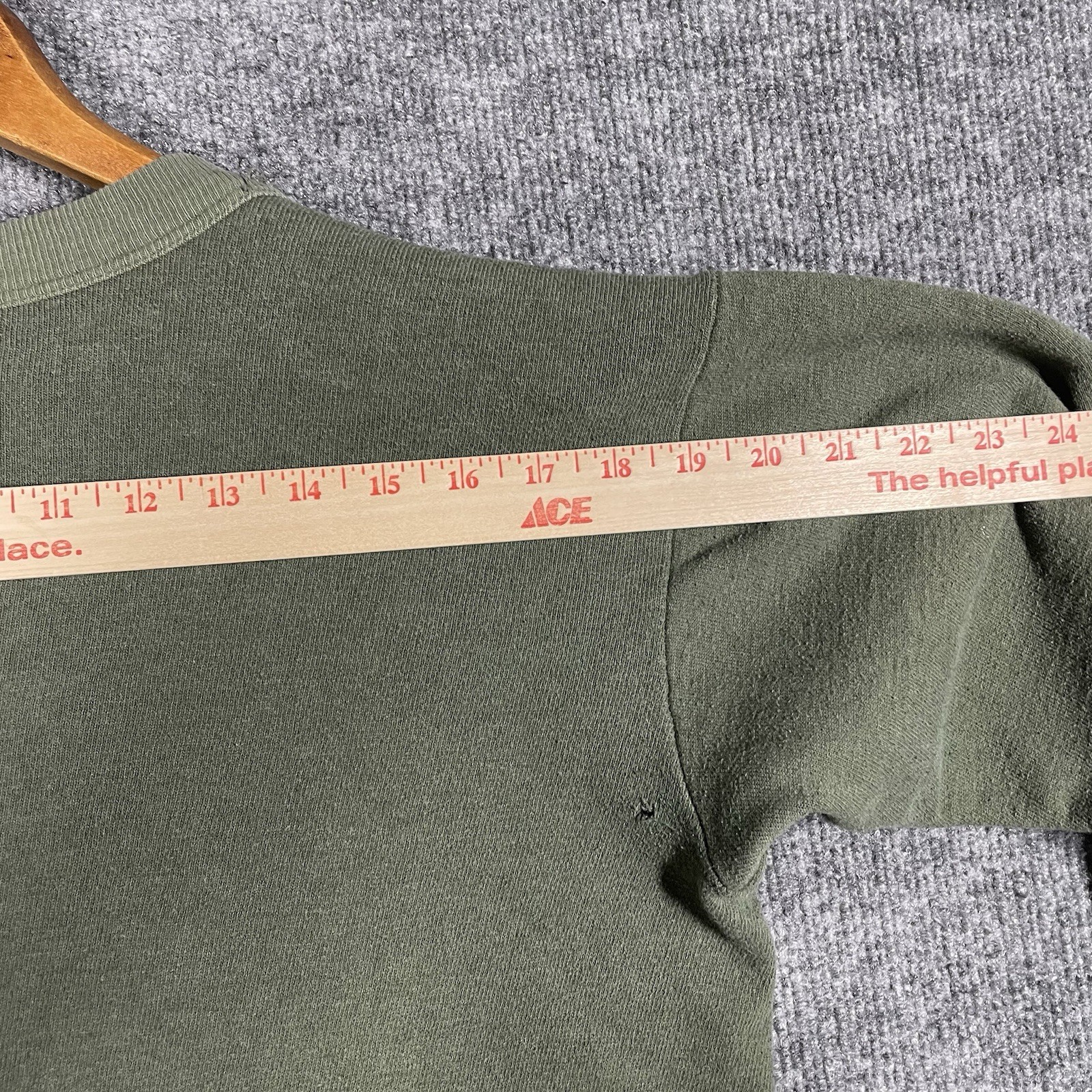 VINTAGE German Bundeswehr Sweatshirt Undershirt Size Small Army Military Green