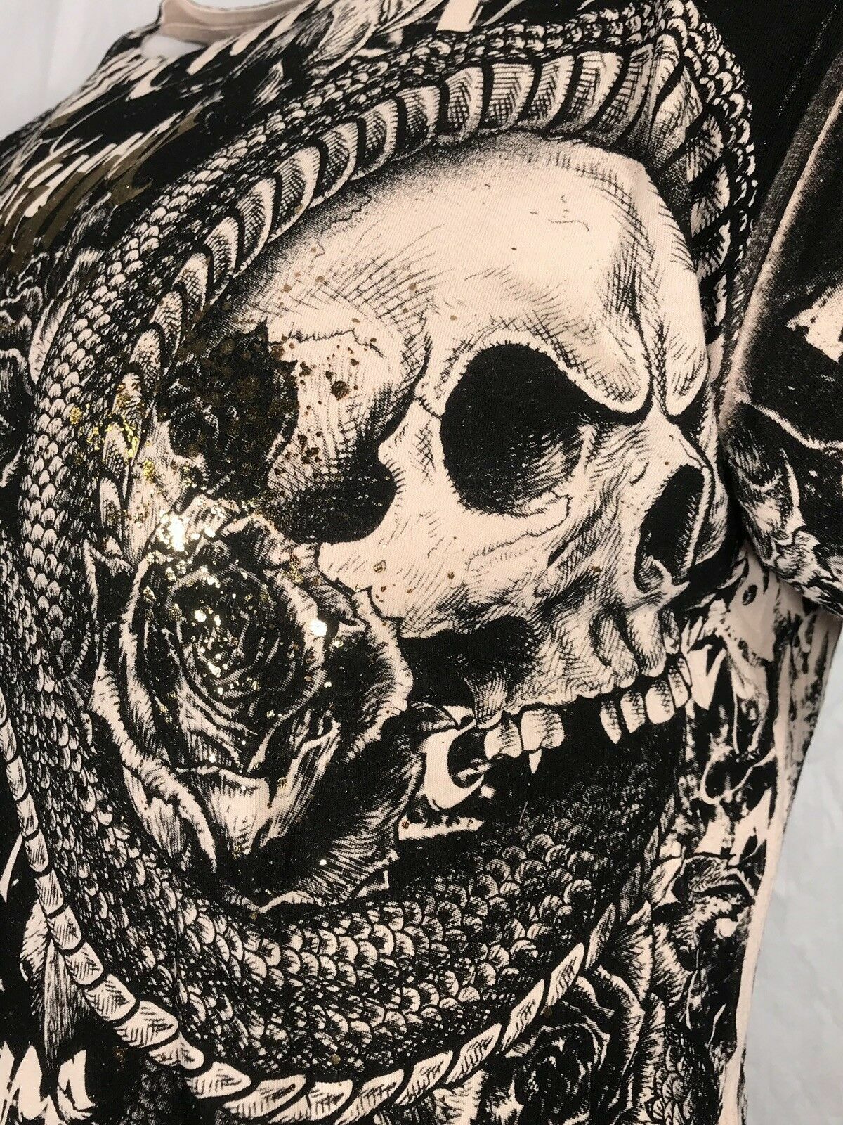 Xtreme Couture By Affliction Men’s T-Shirt BLACKTOOTH Skull Biker MMA XS-5X