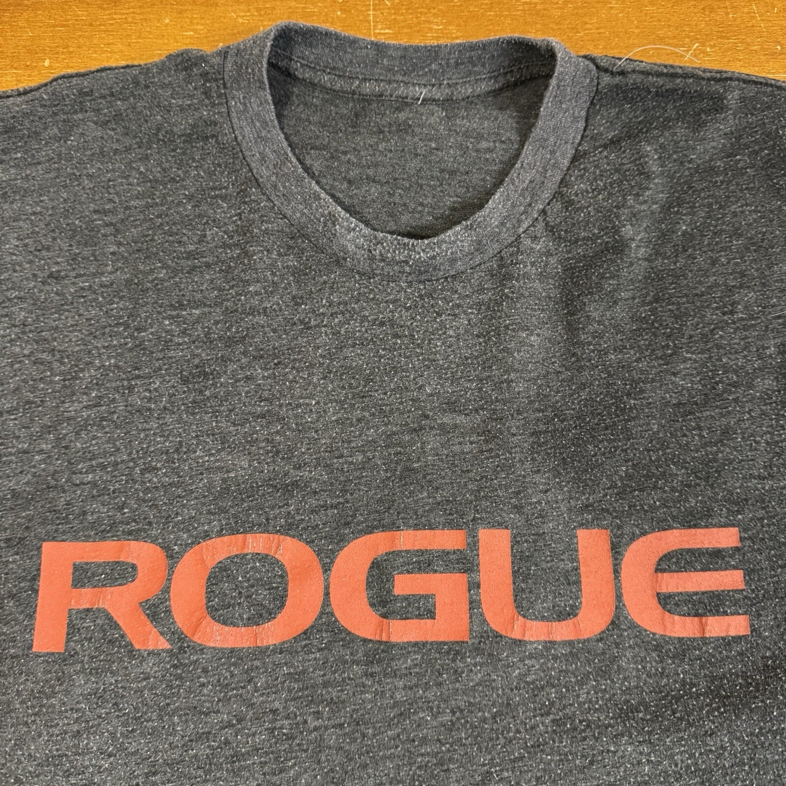 Rogue Fitness Shirt Mens 4XL Gray Short Sleeve Gym Workout Training USA Made