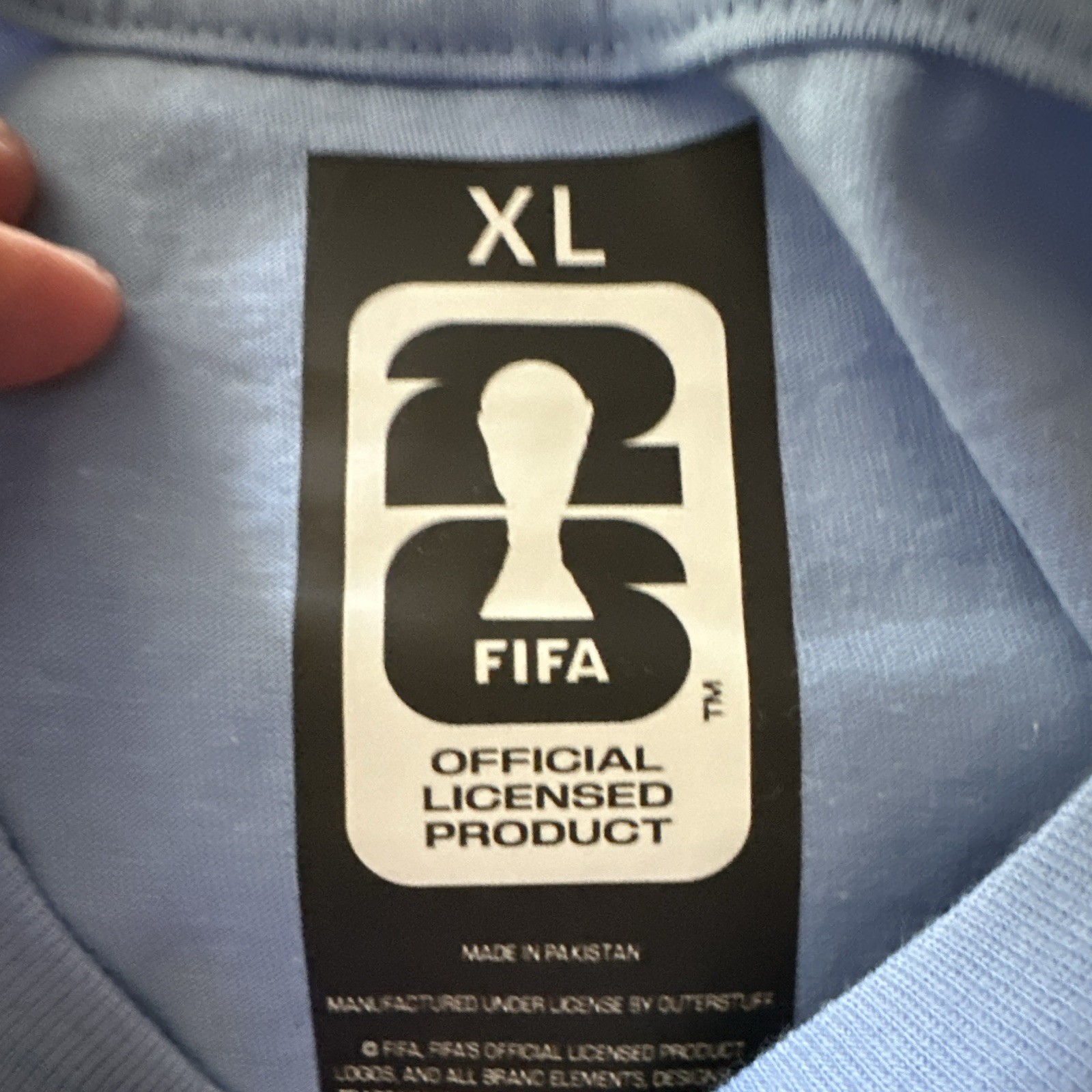 FIFA Men’s XL 2026 World Cup Argentina Blue Crew Neck Graphic T-Shirt