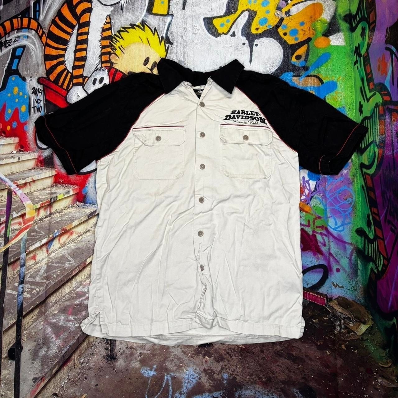 Harley-Davidson short sleeve button-up