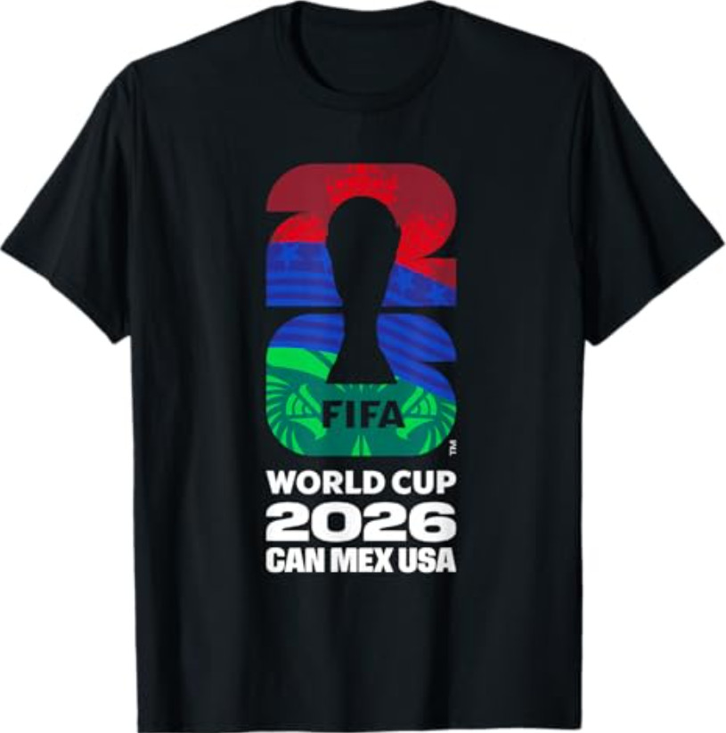 FIFA World CUP26 FIFA Host Country Logo Flags T-Shirt