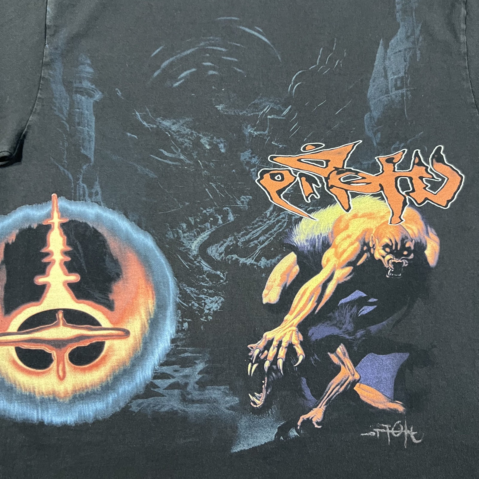 Travis Scott Utopia Tour Merch Til Further Notice T Shirt Mens Large Black