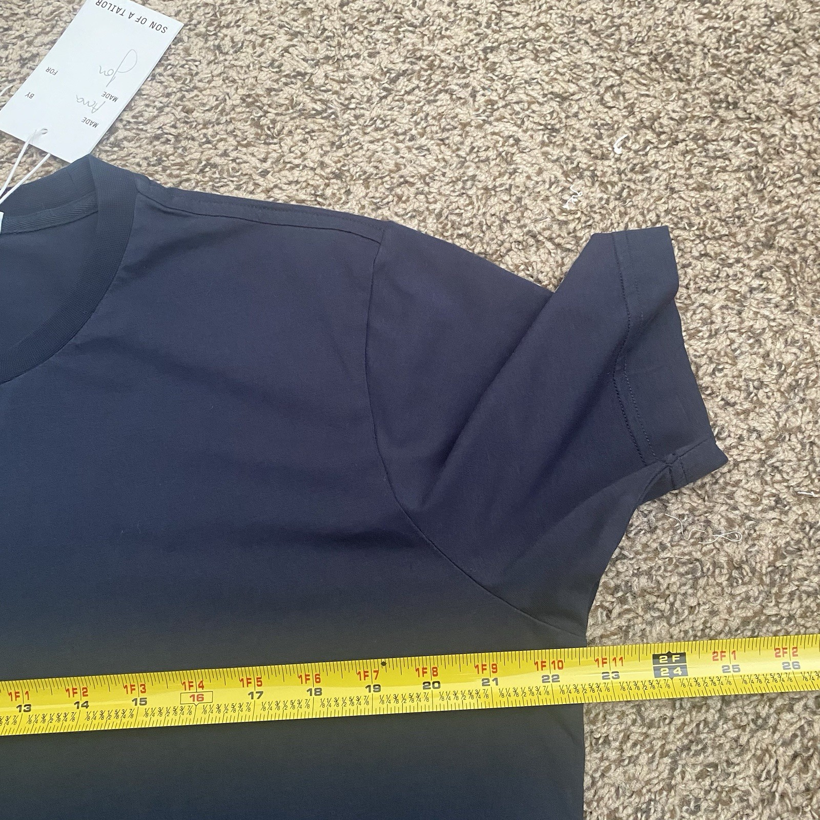 Son of a Tailor T Shirt Mens M/L Blue Short Sleeve Casual Crew See Measurements