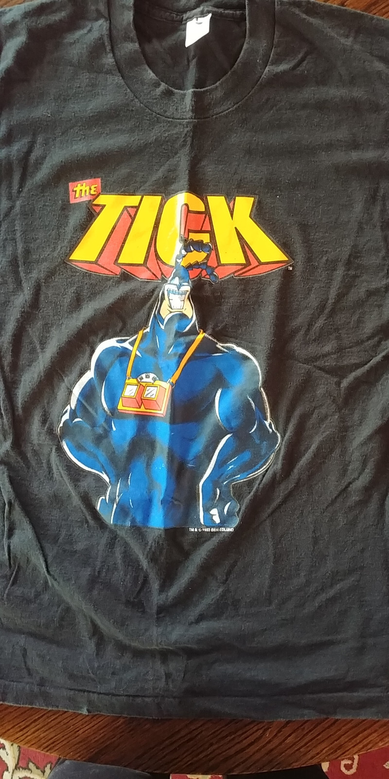 Tick Animation T-Shirt Men’s L 100% Cotton