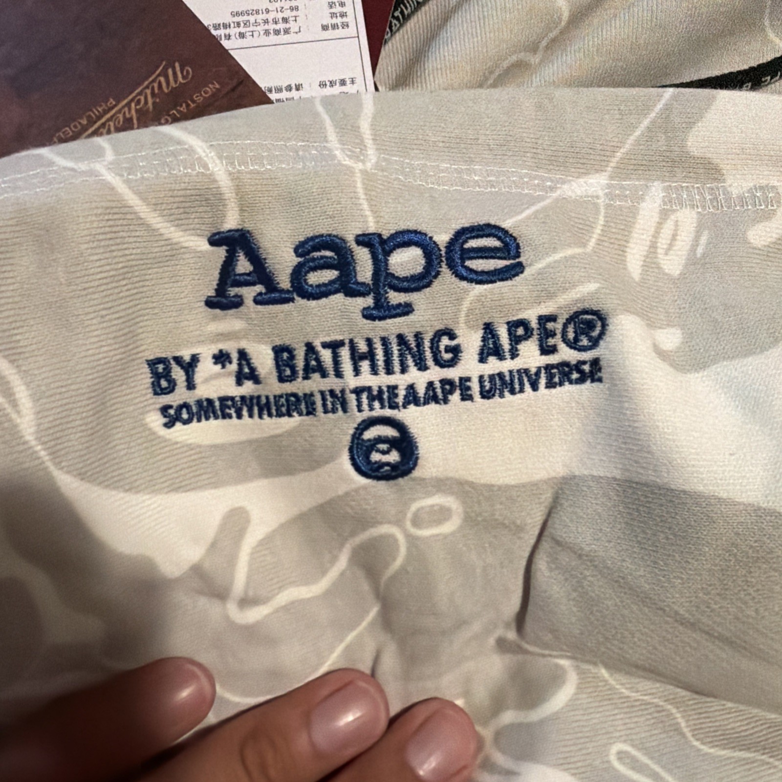 NEW Authentic Aape x NBA Mitchell & Ness WARRIORS Hoodie XL Bathing Ape BAPE