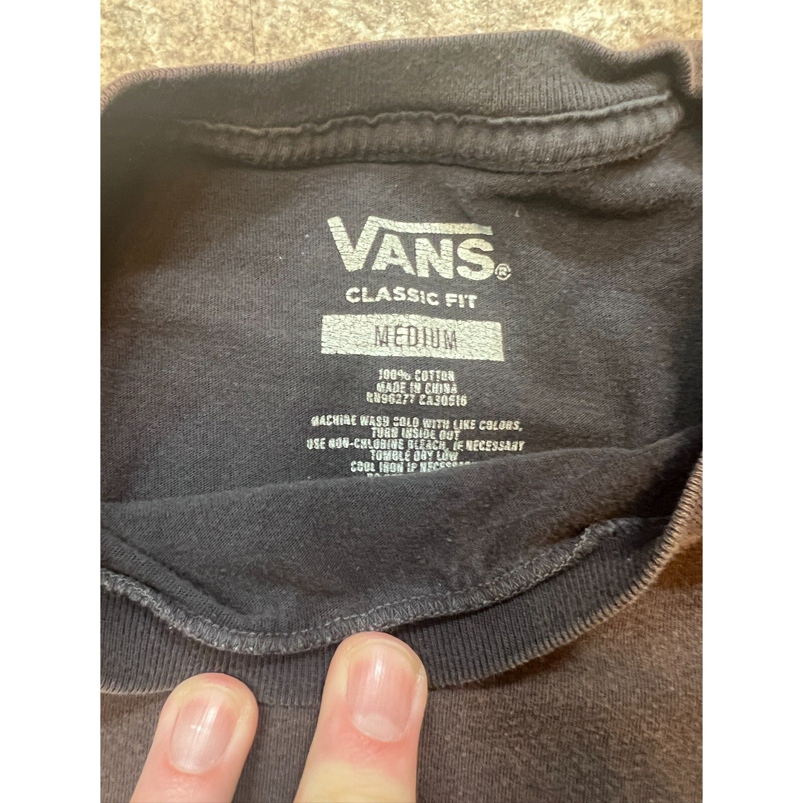 VANS Official Experimental Recipe Of The Debris 66 Tri-Color T-Shirt Size Medium