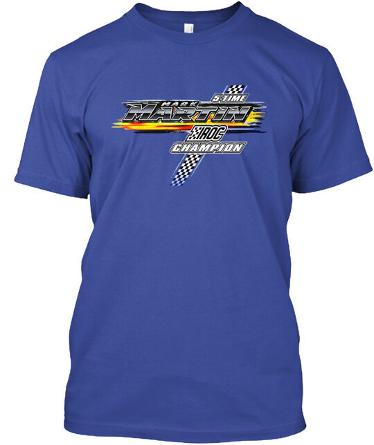 Mark Martin 5x Iroc Champion T-Shirt Made in the USA Size S to 5XL