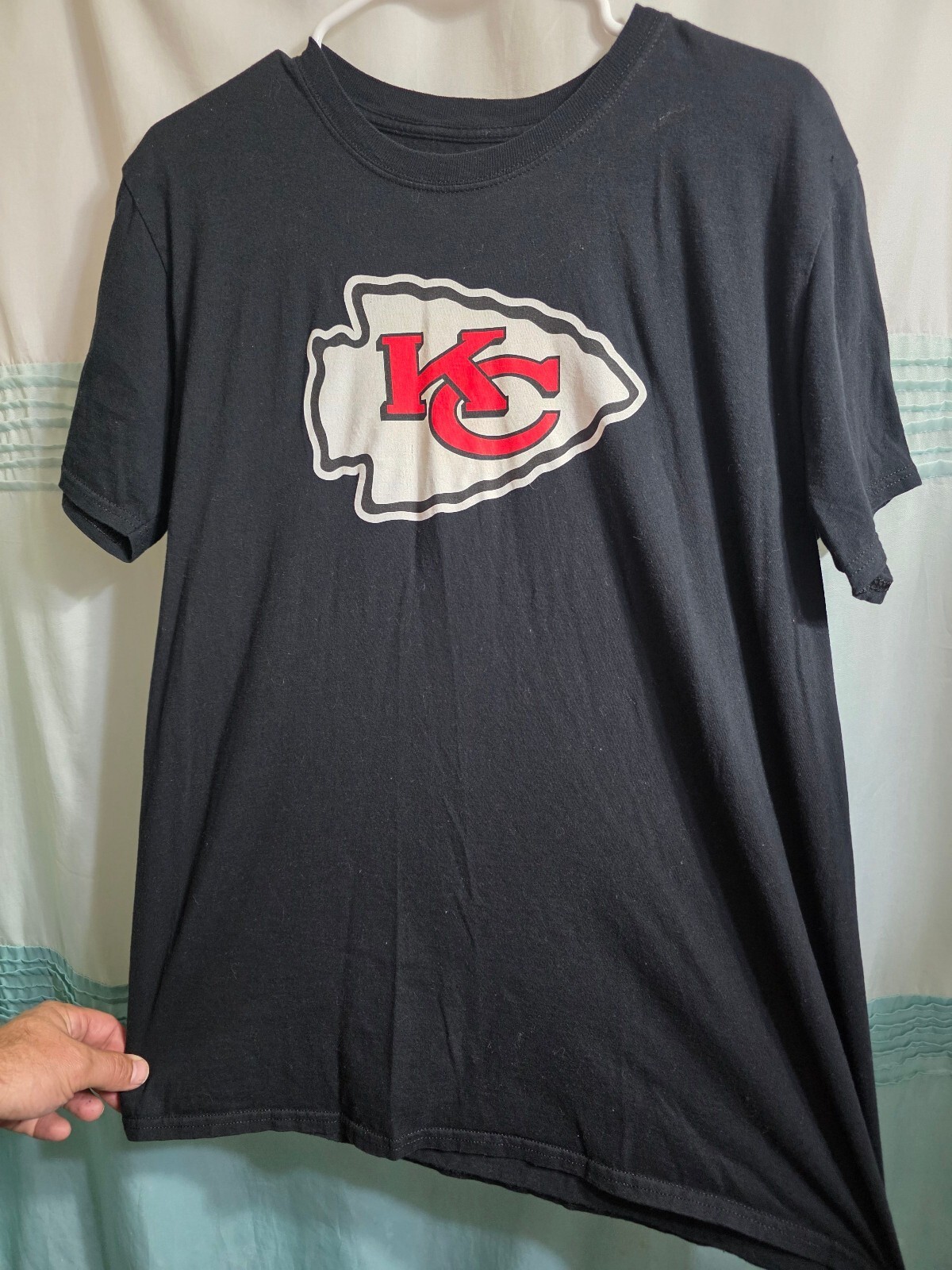 Fanatics Kansas City Chiefs Black Graphic T-Shirt Size Large
