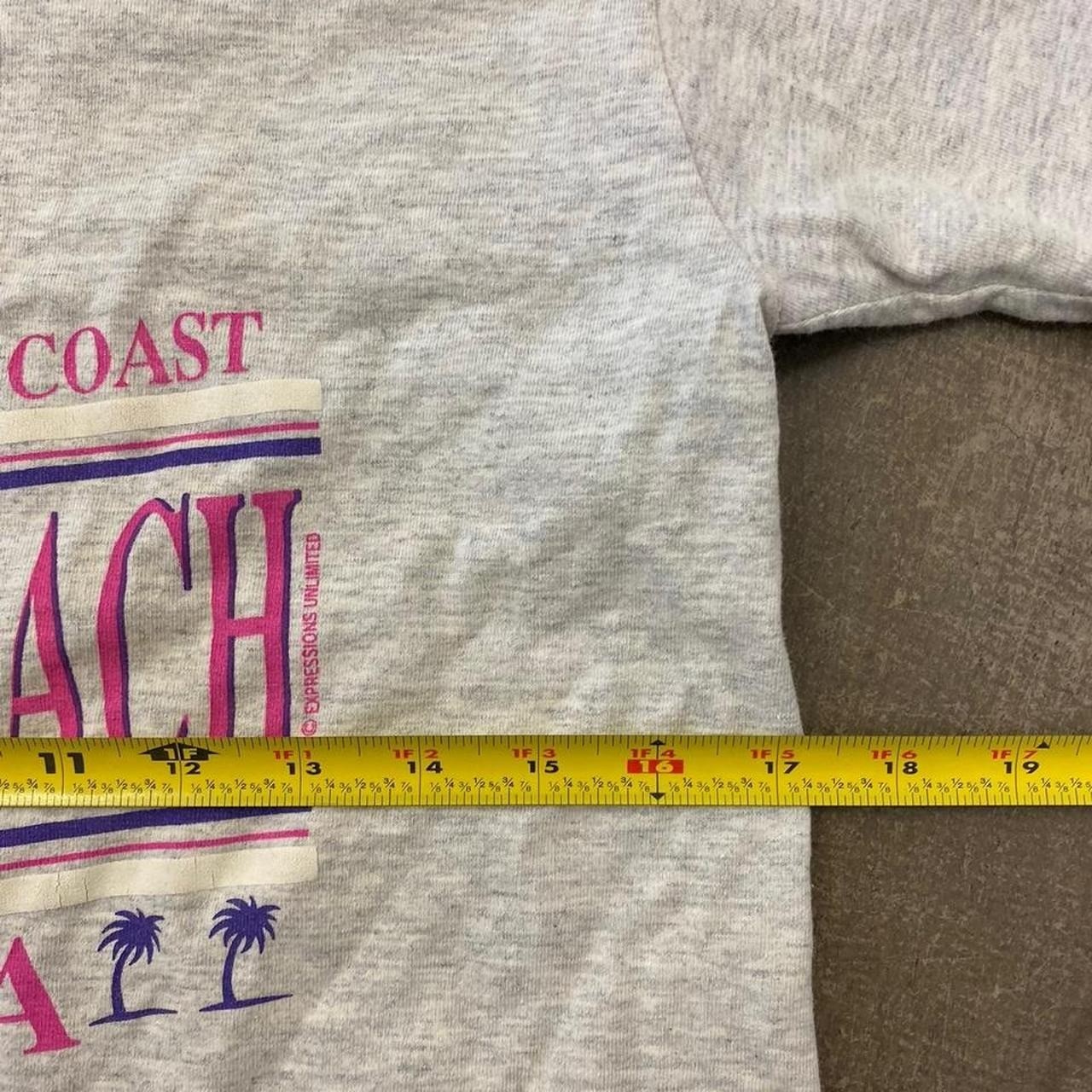 Vintage Daytona Beach Florida Anvil Atlantic Coast Destination Nature Shirt M