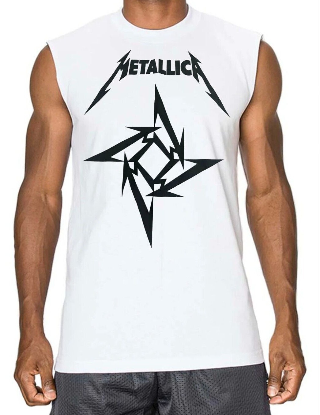 Metallica N Heavy Metal Men’s Muscle Shirts (Multiple Variations)