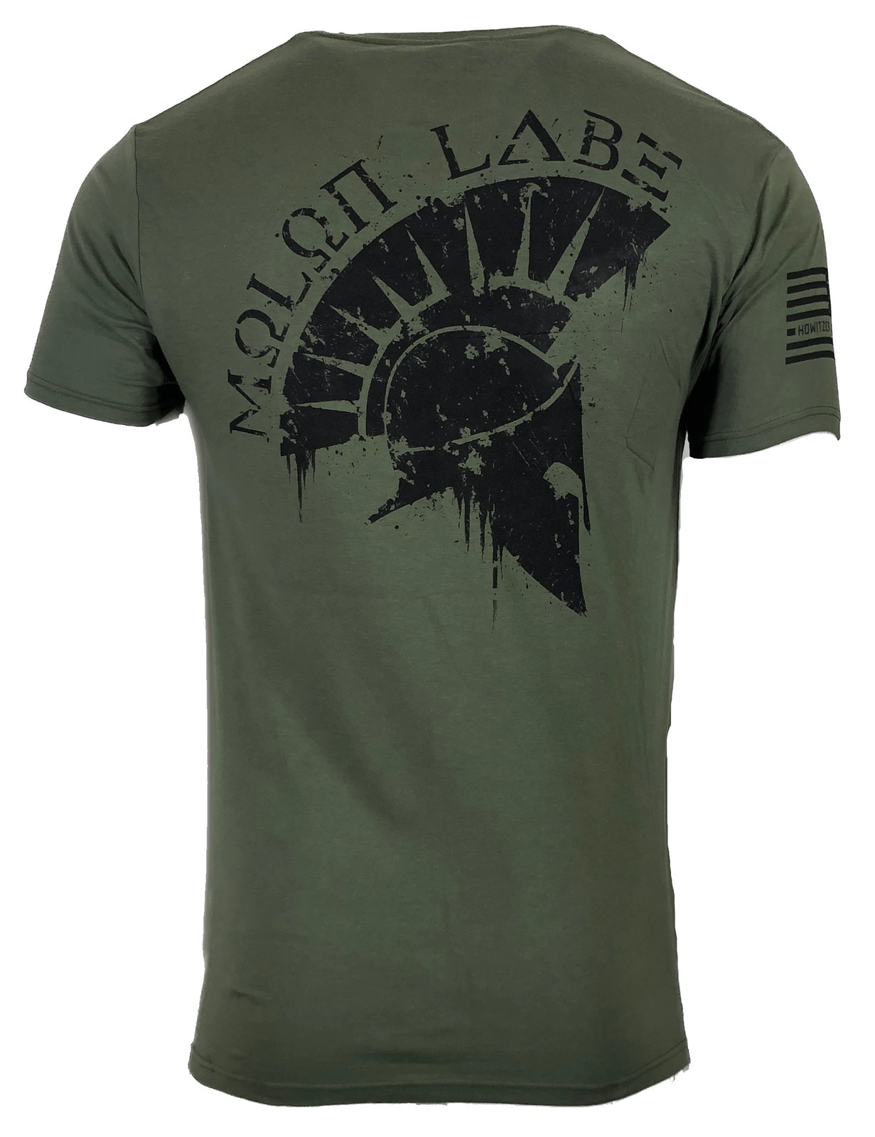 Howitzer Style Men’s T-Shirt MOLON LABE Military Green Grunt S M L XL 2XL 3XL