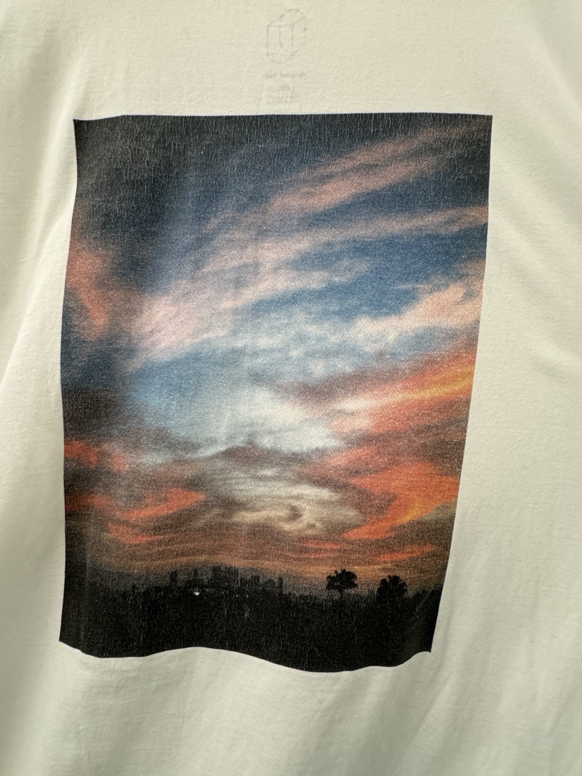 Original Use White Graphic Drop Shoulder Heavyweight Boxy Fit T-Shirt Men’s XXL