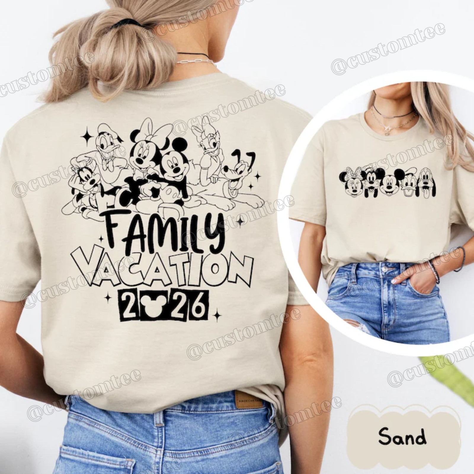 Disney Family Vacation 2026 T-Shirt Mickey And Friends Disneyworld Matching Tee