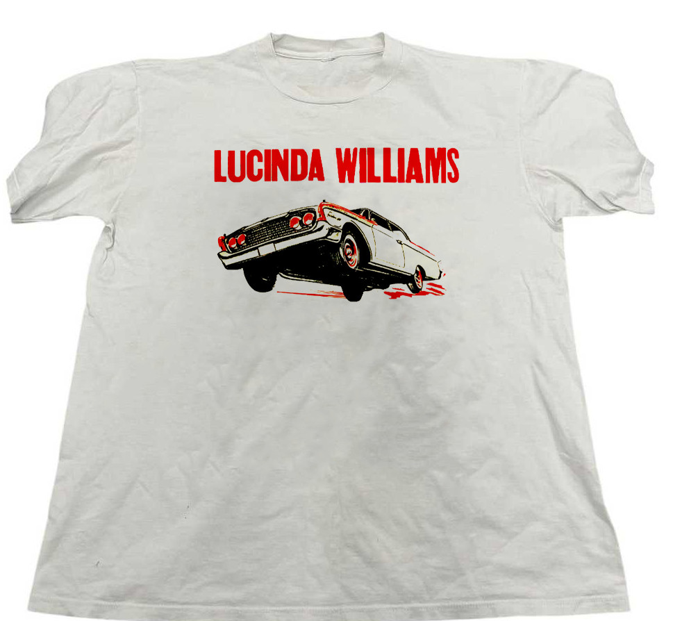 Lucinda Williams White Cotton Shirt Full size S-5XL Unisex TH103