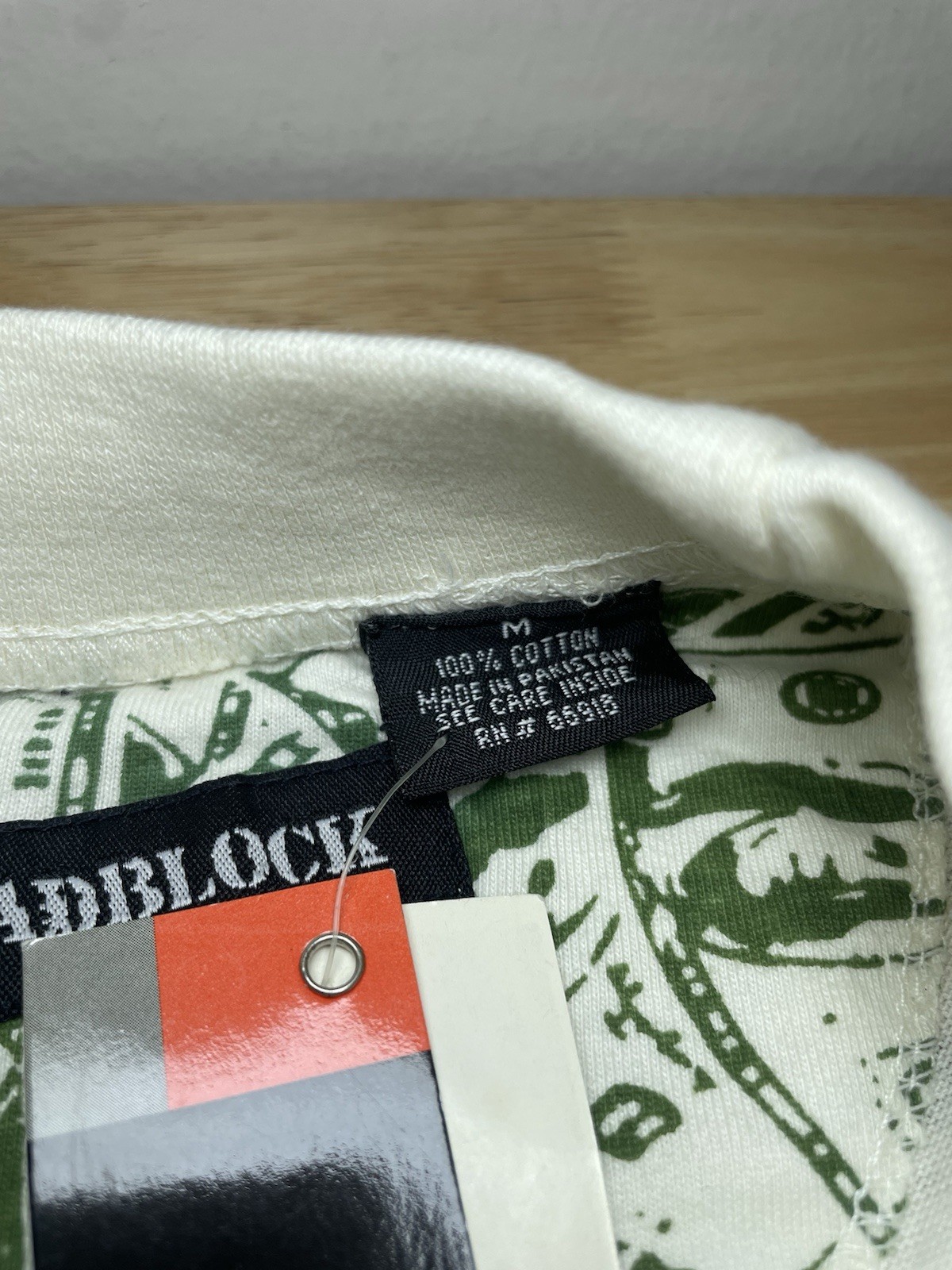 BNWT RoadBlock Ben Franklin 100 Dollar Bill $100 All Over Pattern T Shirt Mens M