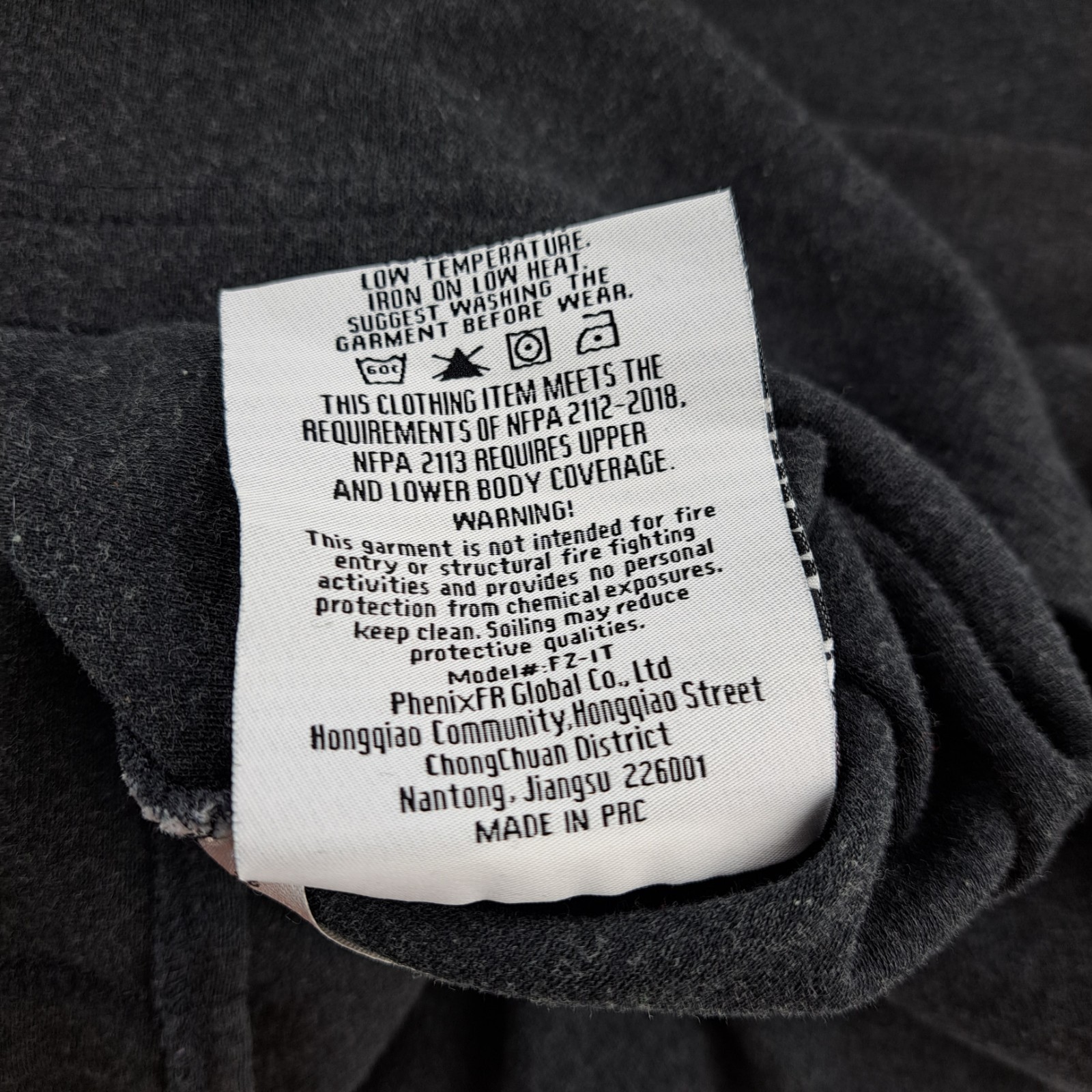 Wolverine FR Flame Resistant T-Shirt Mens XL Gray Long Sleeve Pocket NFPA 2112