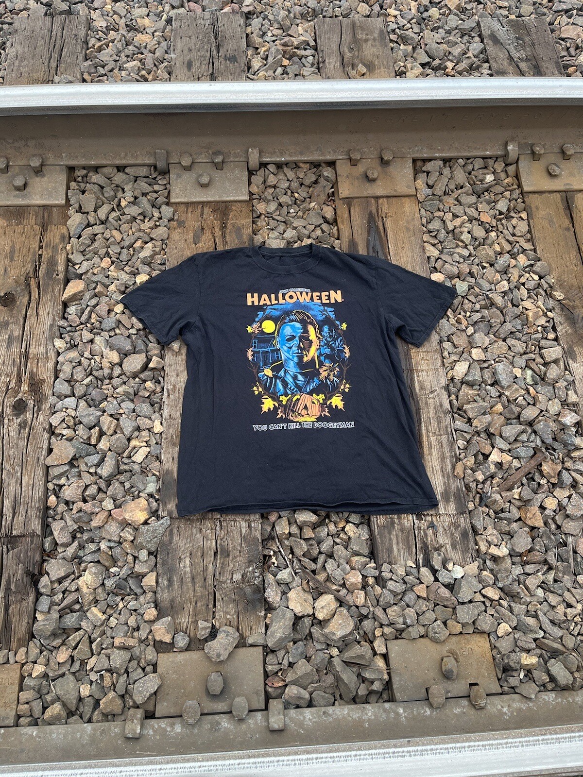 Halloween Michael Myers Movie Shirt Graveyard Goods Dr Loomis RARE SIZE XL🎃