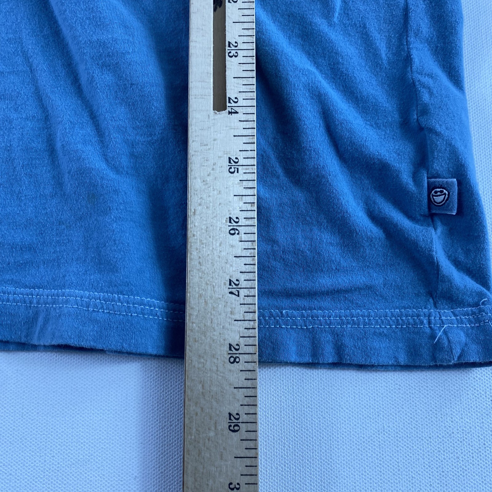 Life Is Good Shirt Mens 2XL Blue 94 Distressed Graphic Tee Made In Peru Cotton