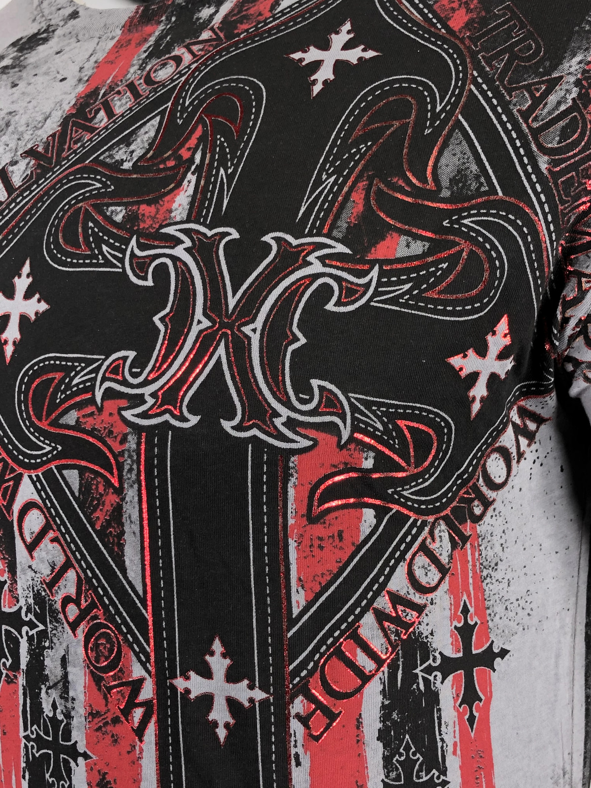 XTREME COUTURE by AFFLICTION Men’s T-Shirt LIBERTY CRUSADE Biker MMA