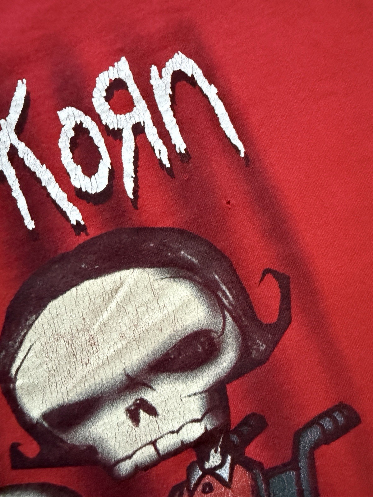 Vintage 2001 Licensed Korn Family Values Red Size XXL Band Tee
