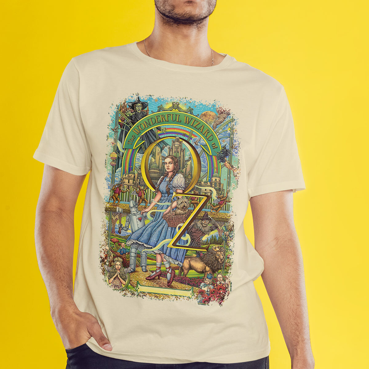 The Wizard of Oz (1939) Movie Poster Inspired T-Shirt Retro 30s Tee Unisex