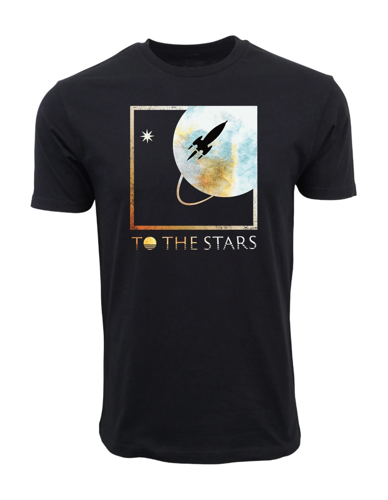 HOT!!! MENS ANGELS AND AIRWAVES TO THE MOON T SHIRT 2025