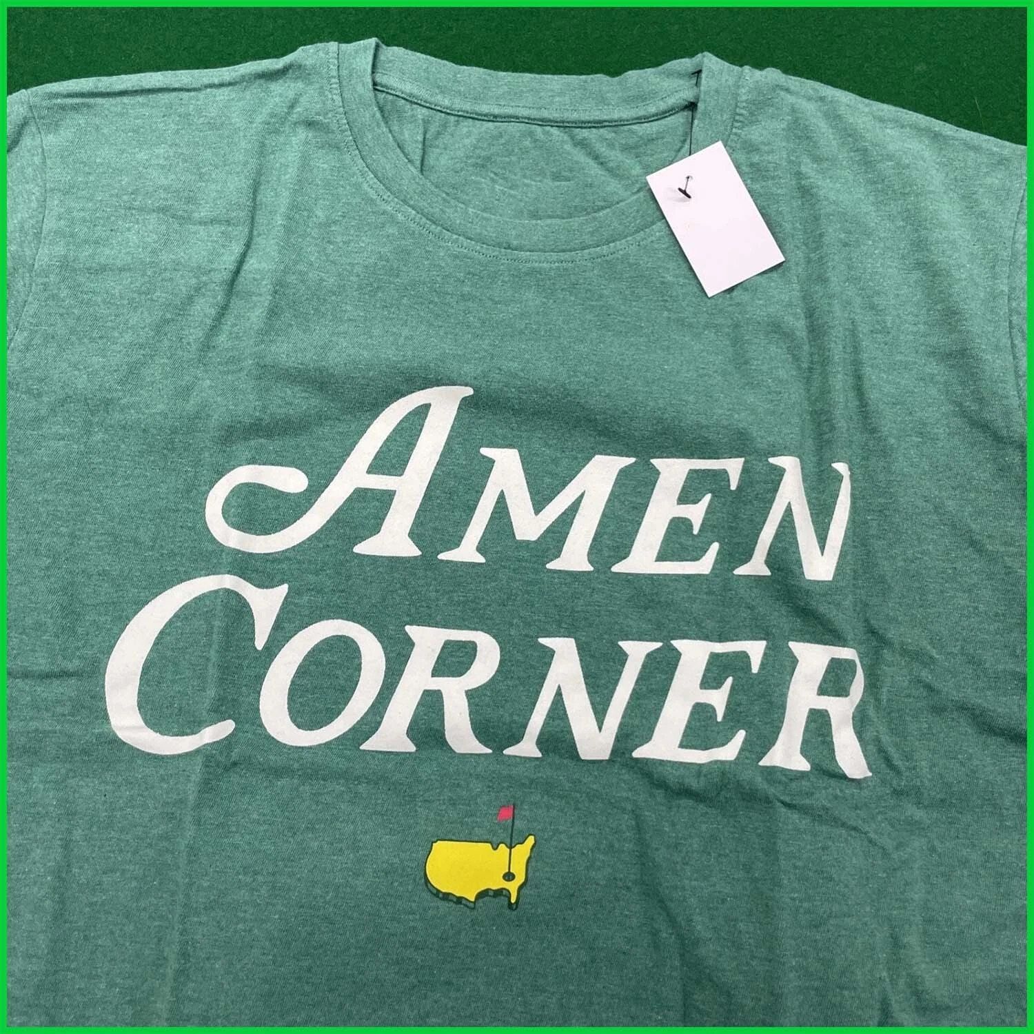NEW Masters Tournament Amen Corner Golf Reprinted T Shirt Full Size S-5XL