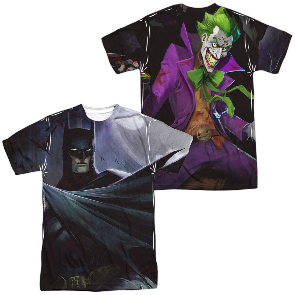 Infinite Crisis Batman VS Joker Unisex Adult Halloween Costume T Shirt, S-3XL