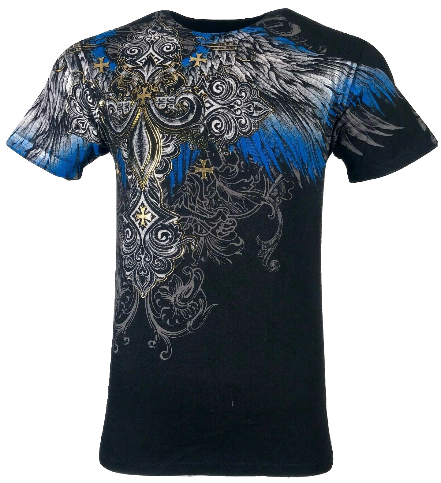 XTREME COUTURE by AFFLICTION Men’s T-Shirt ENSIGN Biker Black MMA S-5X