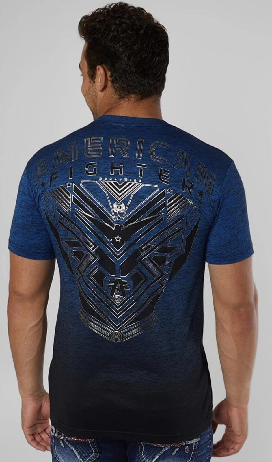 AMERICAN FIGHTER Men’s T-Shirt DURHAM TEE Athletic Biker XS-4XL $40