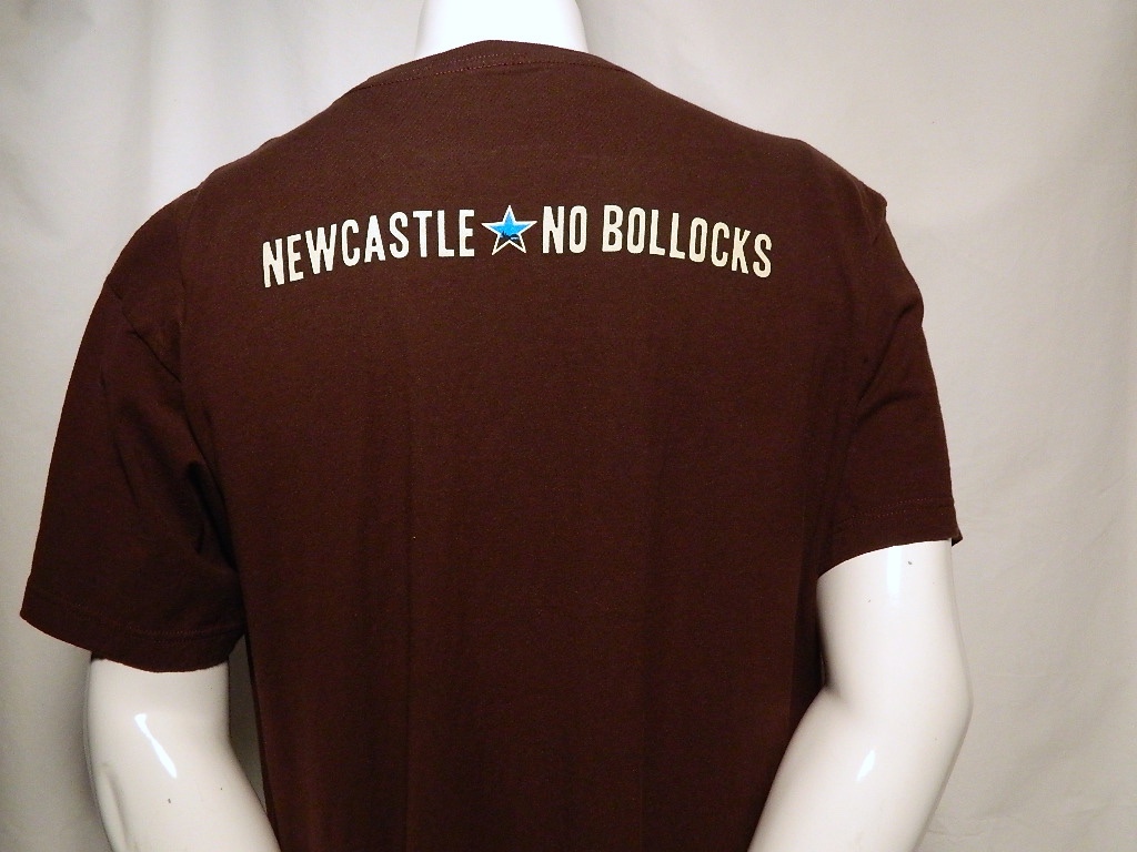 Newcastle Brown Ale Beer United Kingdom England Pub No Bollocks Bar T Shirt XL